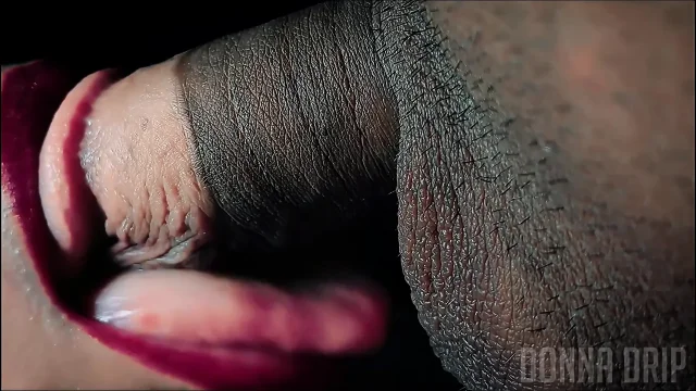 Intimate Close-up Lips Locked in Ecstasy