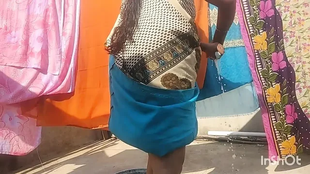 indian lady outdoor working enjoying porn with boy friend