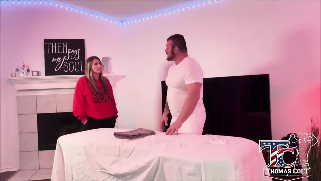 PAWG MILF Gets Fucked and Bred After Erotic Massage