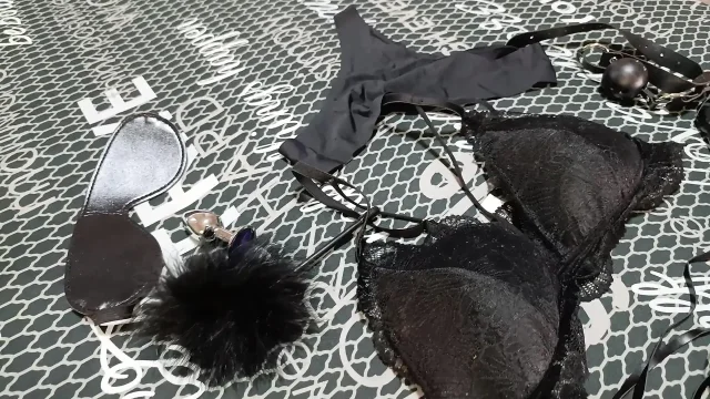 The stepmom thought that her father was fucking her BDSM