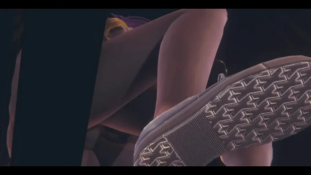 Lol Hentai 3D - Akali Fucked on Her Knees and Sitting at Street - Japanese Asian