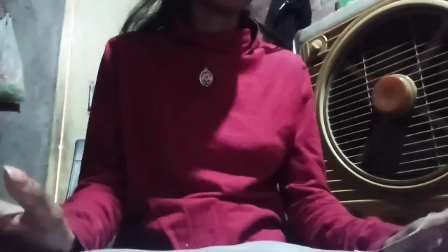 Desi stepmom talking dirty about sex to his stepson showing her ass and finger pussy front of his stepson