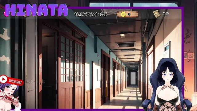 I spy on HINATA while she EXERCISES in the HOSPITAL with a gown and bathrobe
