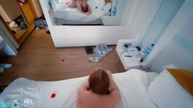 Intense Holiday Fuck Hotel Maid Heard Us and Knocked
