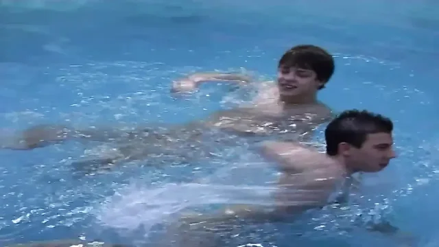 Twink Pool Party Ends in Cum Explosion - Bukkake Deep Throats & Orgy Chaos