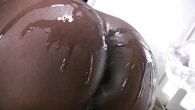 The big ass of a black slut is about to be pretty banged