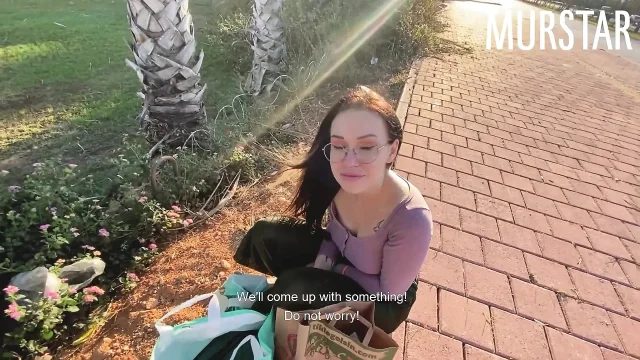 Helped a Hot Brunette and She Thanked Me Well