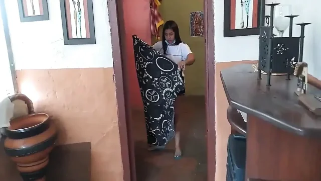 My Colombian Stepsister Bitch Had Been Wanting Me for Long Time When My Wife Left She Called Me to Fuck Her Hot Pussy
