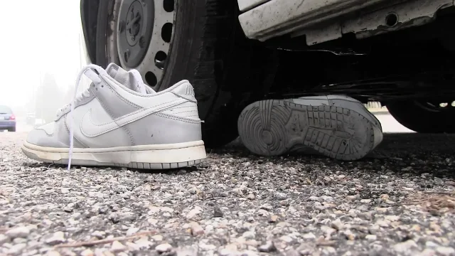 Piss and destroy Nike Dunk of ex girlfriend