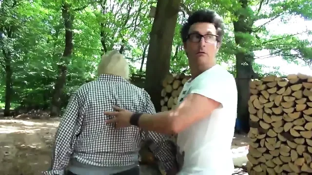 Busty Granny Fucked with Condom and Cum in Mouth From Huge Amateur Cock
