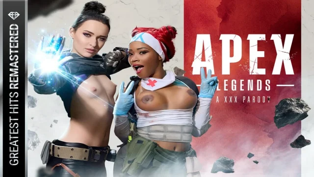 VRCosplayX Apex Legends Kiki Minaj and Sasha Sparrow Saved Your Life And Now You Owe The Anal Fuck