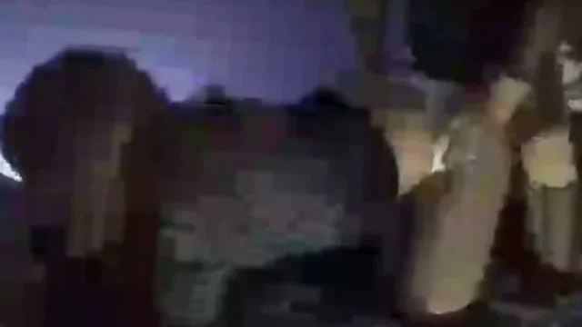 Transvestite playing hot