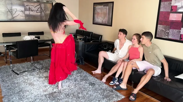 Foursome Sex with My Friend Jimmy My Blonde Girlfriend and a Bellydancer