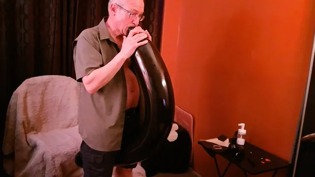 151 Giant Doll and Long Balloon Kinky Fun by Daddy
