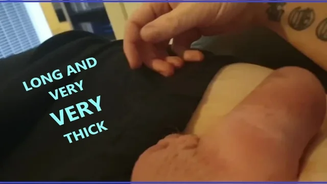Very Thick Cock with Huge Uncut Dick Plays and Envys His Own Cock in His Own Hands