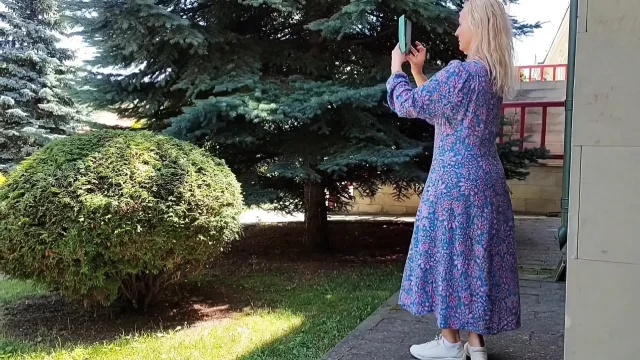 Blonde Mature Amateur Wife Enjoys Sex