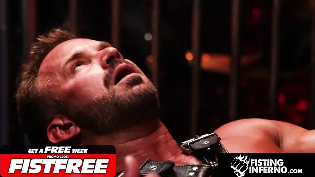 FISTING INFERNO - Harnessed & Hole-Stretched - Hunk Jax's Monster Cock Plus Massive Fist