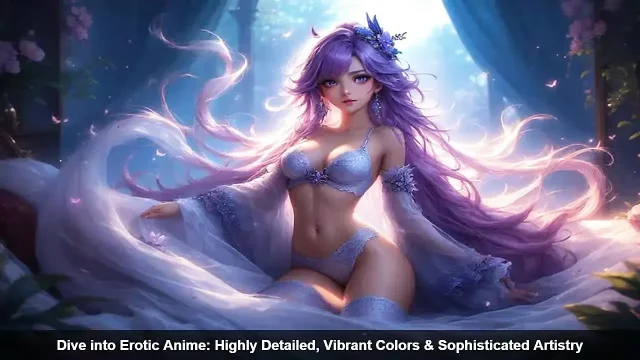 Dive into Erotic Anime Highly Detailed Vibrant Colors Sophisticated Artistry