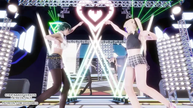 MMD Sunlight Marie Rose Tamaki Sexy Dance Doa Hentai Uncensored 4K 60FPS