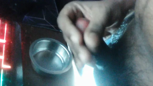 Horny Young Man Jerking Himself