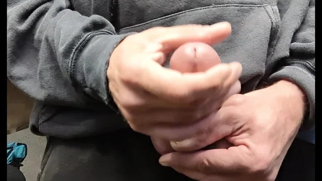 Teasing my bondaged cock
