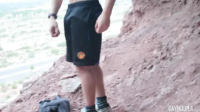 Brett Cady Jerks off Outside