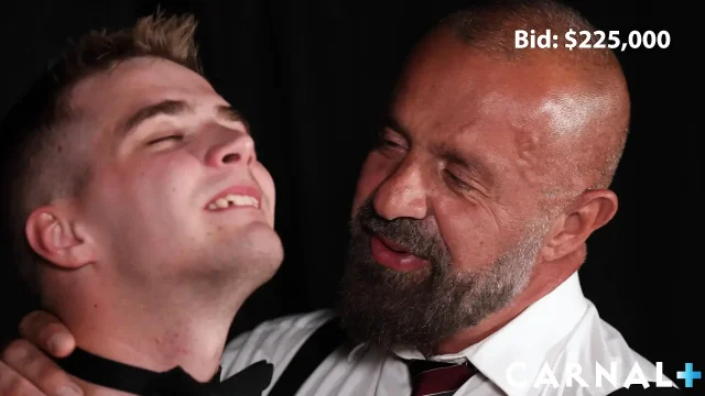 BoyForSale - Master Felix Kamp has sub twink James Blond on display