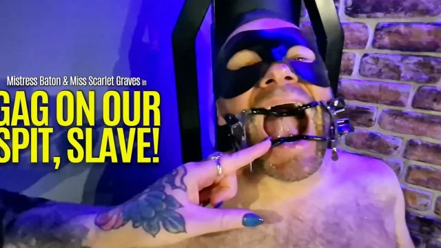 Gag on Our Spit Slave