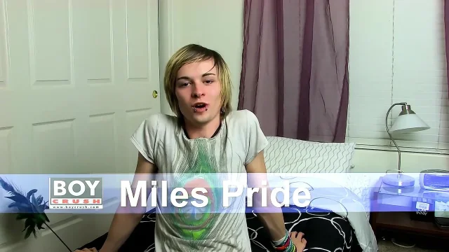Miles Shows Us His Peacock-cock-cock