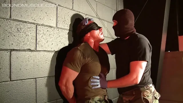 BoundMuscleJocks Derek Pains Torment Begins With Master Dire Callahans Interrogation