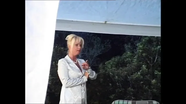 Blonde Horny Slut Was Eager to Suck Three Hard Dick at the Same Time Before She Get Double Penetration
