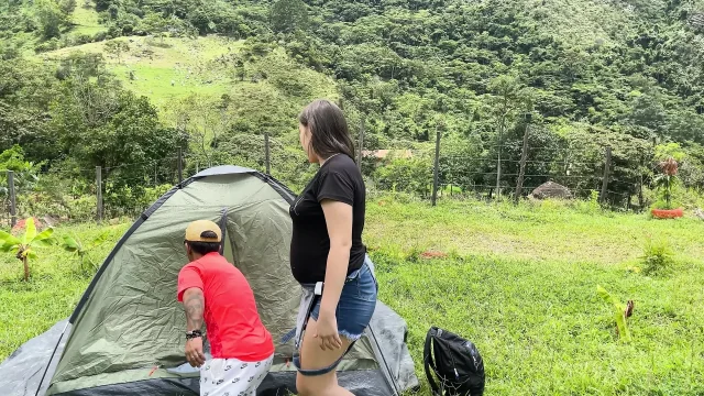 I Take My Rich Pregnant Honeymoon Girlfriend to a Campsite and End up Shoving My