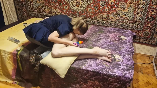 Anastasia Mistress Dominant wife doing BDSM and humiliation with her loser husband amateur