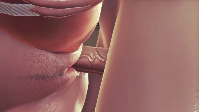 3D Hentai Blonde Takes Rough Anal Missionary POV Desk Fuck Cum Dripping Off Her Big Ass