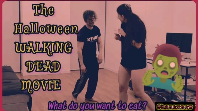 SHANAXNOW HALLOWEEN ZOMBIE STARVING FOR YOUR ASS BJ CUM IN MOUTH