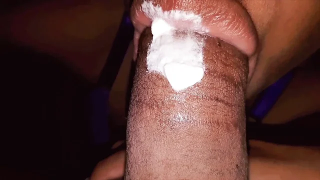I Give Blowjob to My Friend with Cream on His Cock and He Gives Me an Oralcreampie