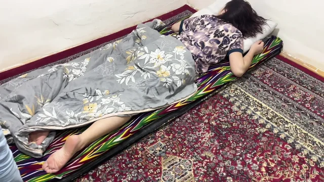 My love was lying down waiting for me
