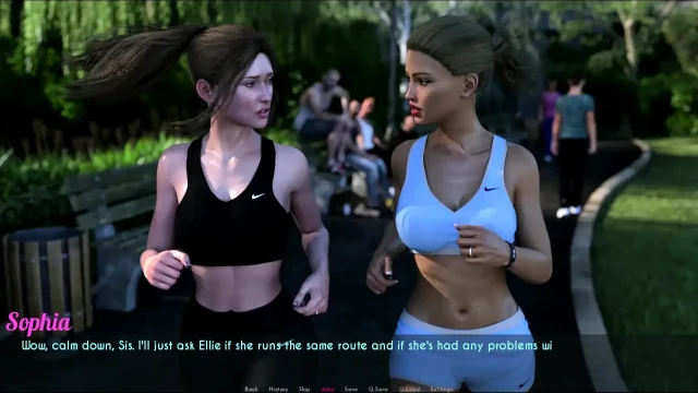 Day 12 - Sophia and Patricia Went to the Park and Teased the Men
