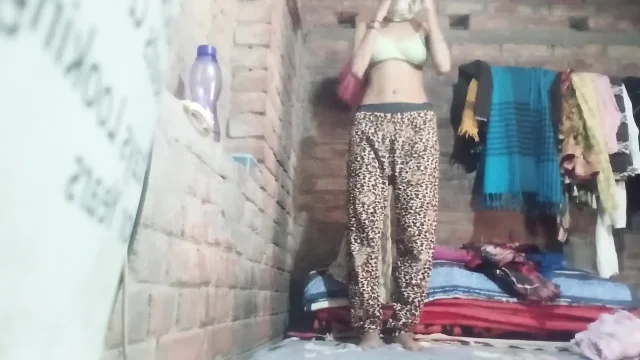 Standing Nude dancing and shaking boobs and hairy pussy with perfect tits and
