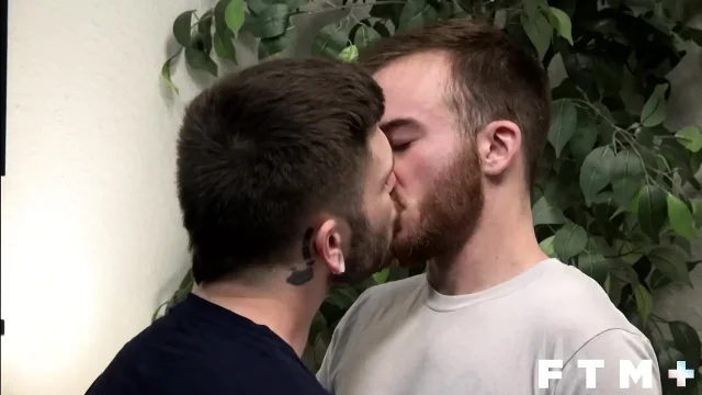 JockPussy - Tatted Luke Hudson begs for horny stud to kiss his Tdick