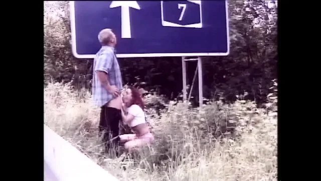 Young German Amateur Redhead Fucked in the Street and Cum on Her Ass