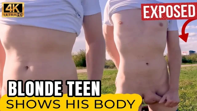 Hot Blonde 18 Teen Risky Highway Tease & Naked Woods Thrill