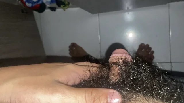 Solo Masturbation by the Closet