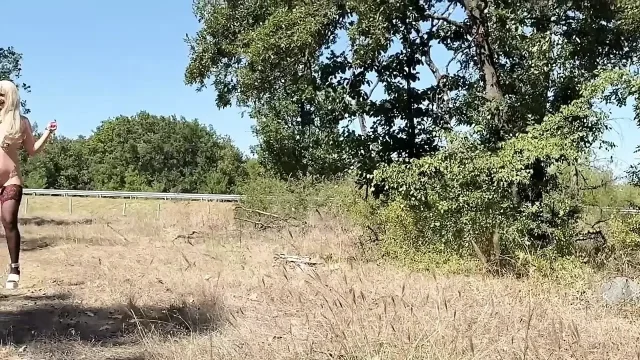 The Master Shared the Little Among the Passing Cars