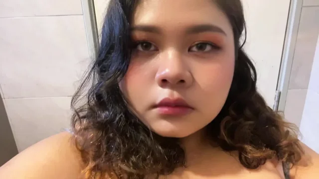 Teasing before shower