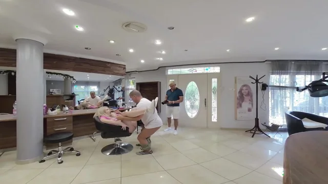 Una Fairy VR Part One - Behind the Scenes Barbie Doll Blonde Anal Orgasms &