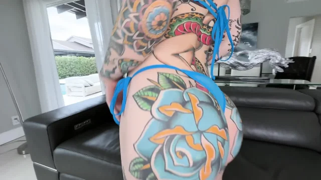 Tattooed Red Head Deepthroats Jmac's Big Dick and Gets Pounded