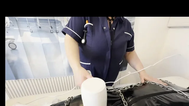 Part 3- Matron Satana and Gimp R bound in medical room