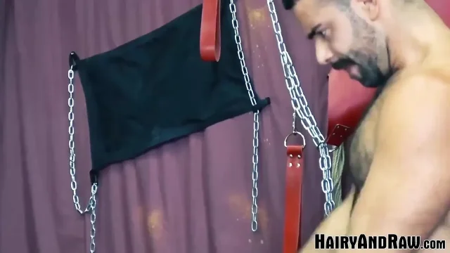 HAIRYANDRAW - Kinky Jon Shield barebacked roughly by Latino stud Teddy Torres