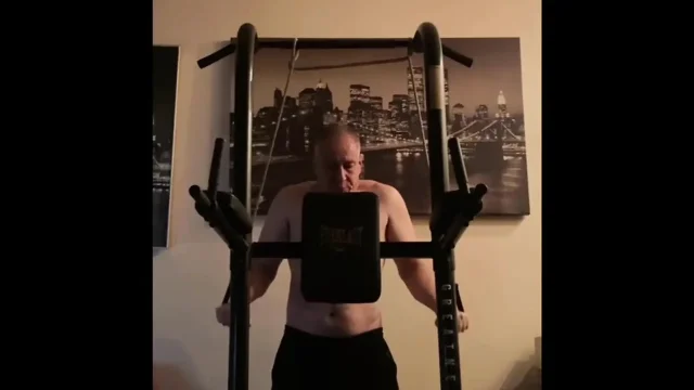 Fit Old Man Masturbating After Workout